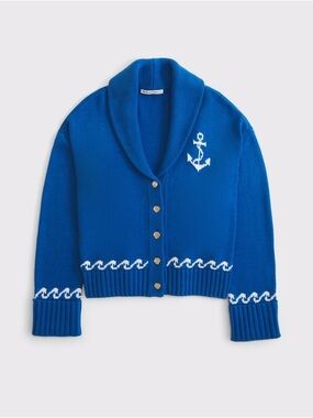 Abercrombie & Fitch Nautical Collared Cardigan
